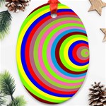 Color Oval Ornament Front