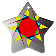 Star Star Ornament by Siebenhuehner