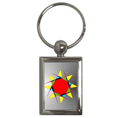 Star Key Chain (rectangle) by Siebenhuehner