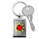 Star Key Chain (Rectangle) Front