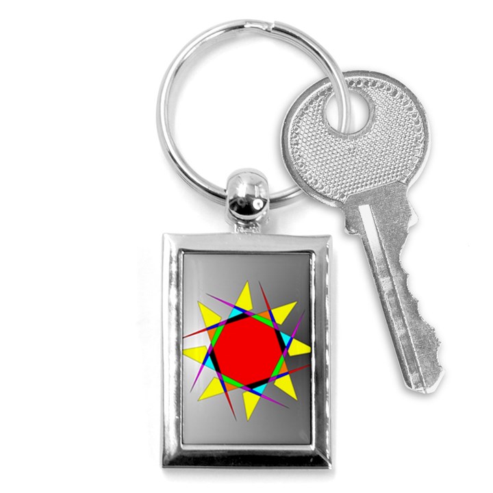 Star Key Chain (Rectangle)