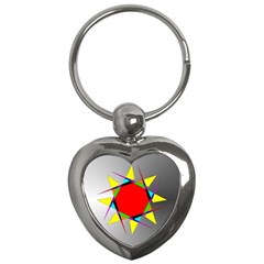 Star Key Chain (heart) by Siebenhuehner