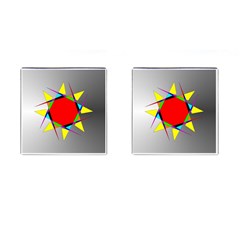 Star Cufflinks (square) by Siebenhuehner