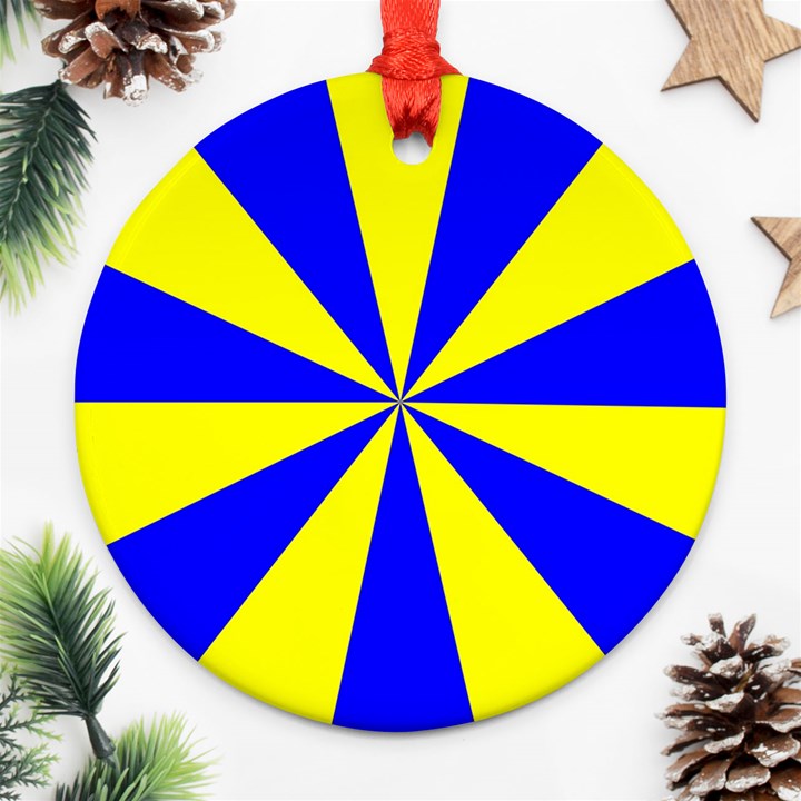 Pattern Round Ornament (Two Sides)