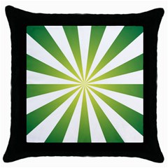 Pattern Black Throw Pillow Case by Siebenhuehner