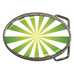 Pattern Belt Buckle (oval) by Siebenhuehner