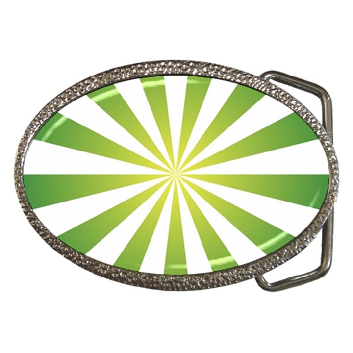 Pattern Belt Buckle (Oval)