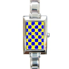 Pattern Rectangular Italian Charm Watch by Siebenhuehner