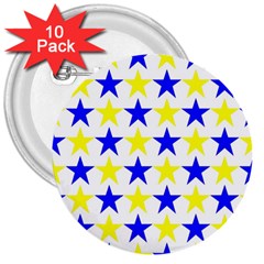 Star 3  Button (10 Pack) by Siebenhuehner