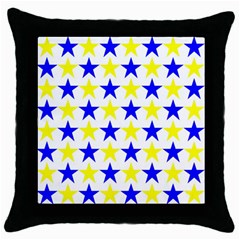 Star Black Throw Pillow Case by Siebenhuehner