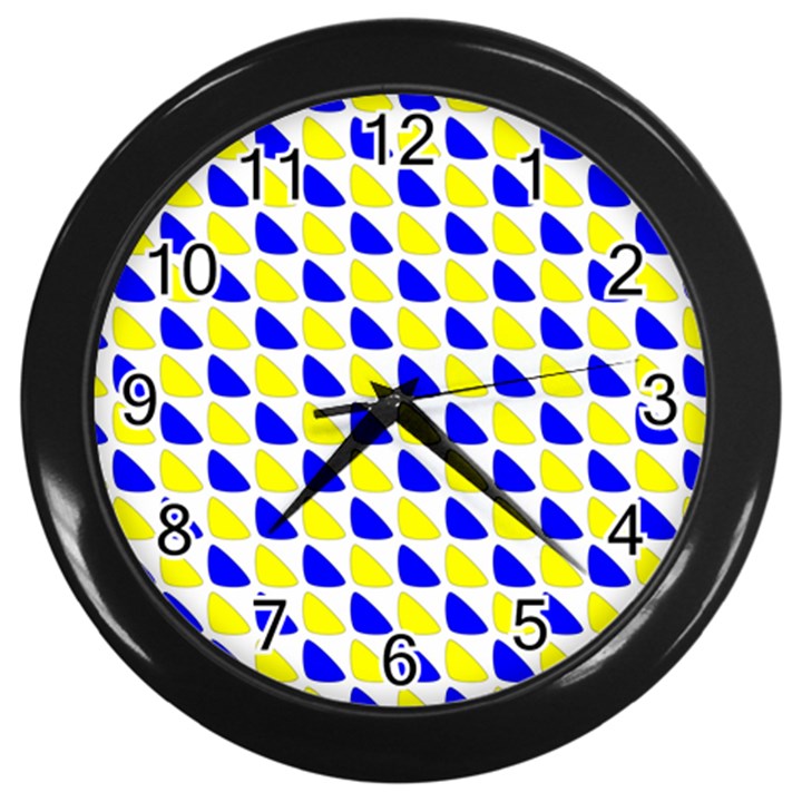 Pattern Wall Clock (Black)