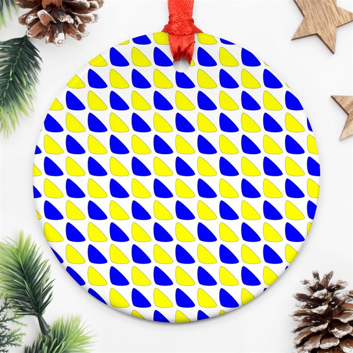 Pattern Round Ornament (Two Sides)