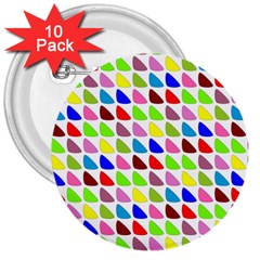 Pattern 3  Button (10 Pack) by Siebenhuehner