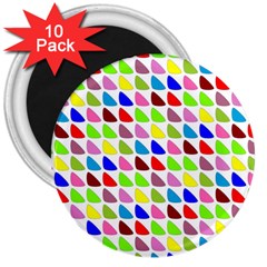 Pattern 3  Button Magnet (10 Pack) by Siebenhuehner