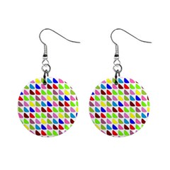 Pattern Mini Button Earrings by Siebenhuehner