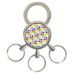 Pattern 3-ring Key Chain by Siebenhuehner