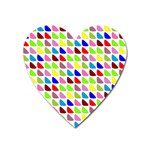 Pattern Magnet (Heart) Front