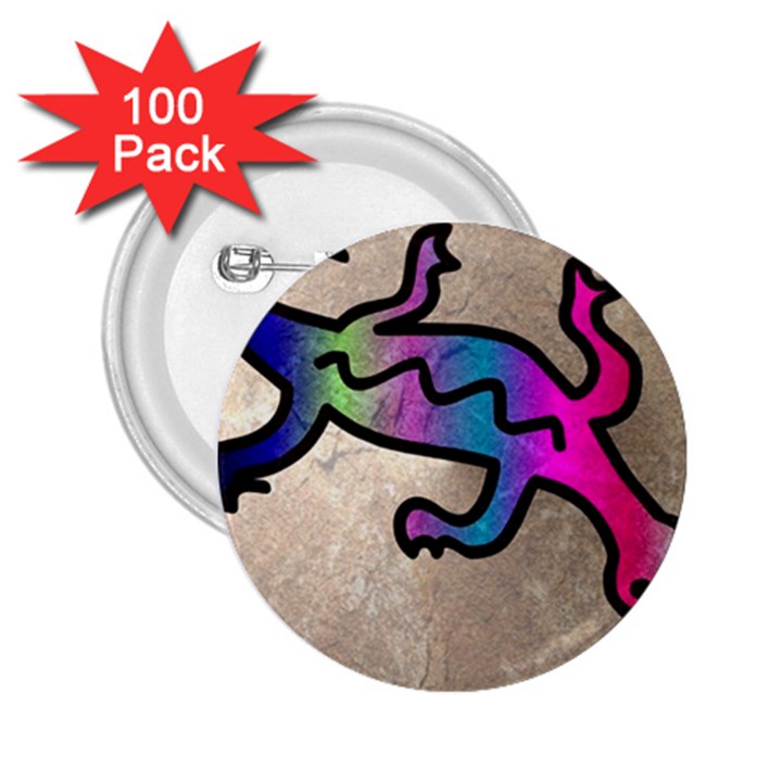 Lizard 2.25  Button (100 pack)