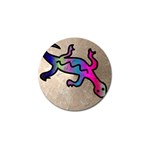 Lizard Golf Ball Marker 4 Pack Front