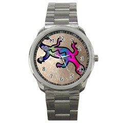 Lizard Sport Metal Watch by Siebenhuehner