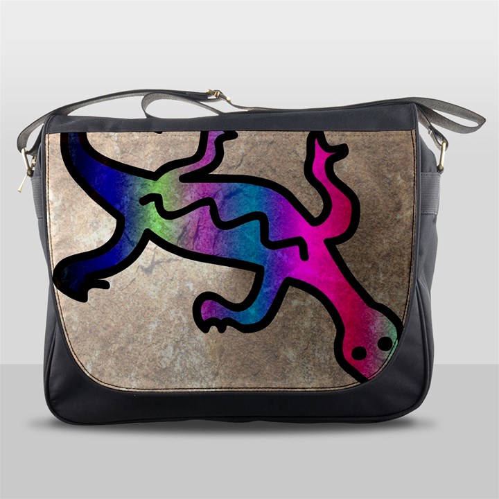 Lizard Messenger Bag