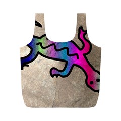 Lizard Reusable Bag (m) by Siebenhuehner