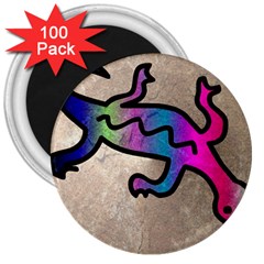 Lizard 3  Button Magnet (100 Pack) by Siebenhuehner