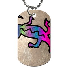 Lizard Dog Tag (one Sided) by Siebenhuehner