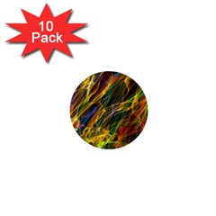 Abstract Smoke 1  Mini Button (10 Pack) by StuffOrSomething