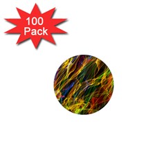 Abstract Smoke 1  Mini Button Magnet (100 Pack) by StuffOrSomething