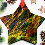 Abstract Smoke Star Ornament (Two Sides) Front