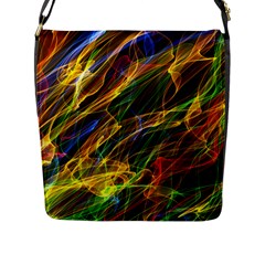 Abstract Smoke Flap Closure Messenger Bag (large) by StuffOrSomething