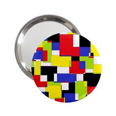 Mod Geometric Handbag Mirror (2 25 ) by StuffOrSomething