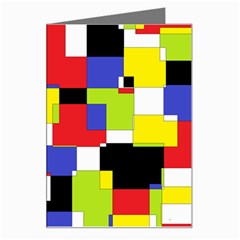 Mod Geometric Greeting Card by StuffOrSomething