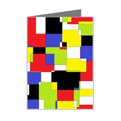 Mod Geometric Mini Greeting Card by StuffOrSomething