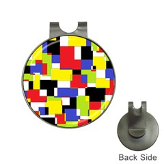 Mod Geometric Hat Clip With Golf Ball Marker by StuffOrSomething