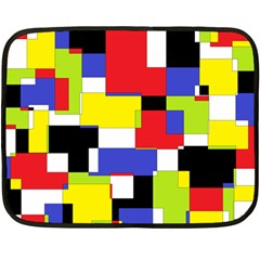 Mod Geometric Mini Fleece Blanket (two Sided)