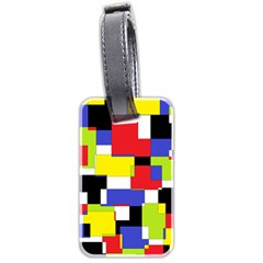 Mod Geometric Luggage Tag (two Sides)