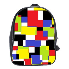 Mod Geometric School Bag (xl)