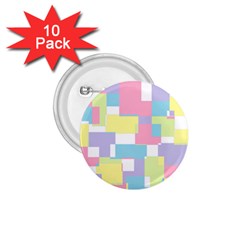 Mod Pastel Geometric 1 75  Button (10 Pack) by StuffOrSomething