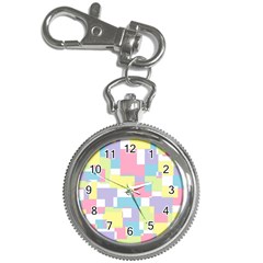 Mod Pastel Geometric Key Chain Watch by StuffOrSomething