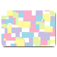 Mod Pastel Geometric Large Door Mat by StuffOrSomething