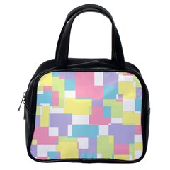 Mod Pastel Geometric Classic Handbag (one Side) by StuffOrSomething