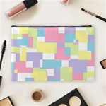 Mod Pastel Geometric Cosmetic Bag (Large) Back