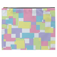 Mod Pastel Geometric Cosmetic Bag (xxxl)