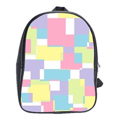 Mod Pastel Geometric School Bag (xl) by StuffOrSomething