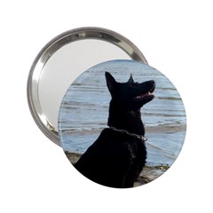 Black German Shepherd Handbag Mirror (2 25 ) by StuffOrSomething