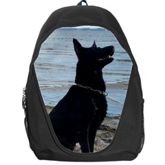 Black German Shepherd Backpack Bag by StuffOrSomething