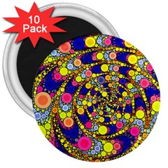 Wild Bubbles 1966 3  Button Magnet (10 Pack) by ImpressiveMoments