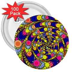 Wild Bubbles 1966 3  Button (100 Pack) by ImpressiveMoments